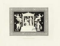 Henry Moses Print Etruscan Vases, Plaques 1820 Plaque, Offerings - Panteek Antique Prints