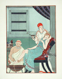 Hippocrates Art Deco Medical Prints 1932 Blood Letting - Panteek Antique Prints