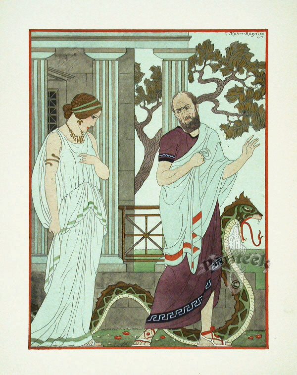 Hippocrates Art Deco Medical Prints 1932 Caduceus