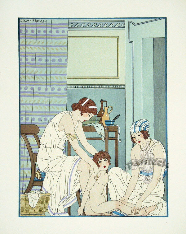 Hippocrates Art Deco Medical Prints 1932 Care of Infants