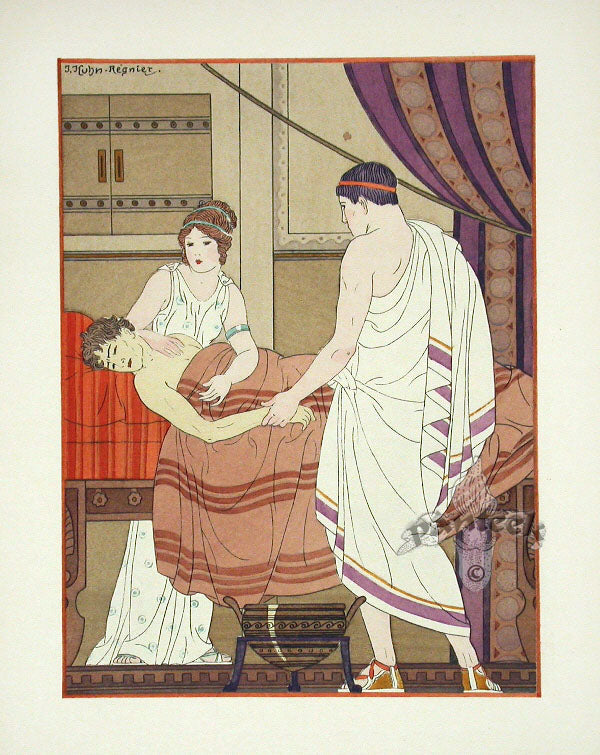 Hippocrates Art Deco Medical Prints 1932 Diagnosis