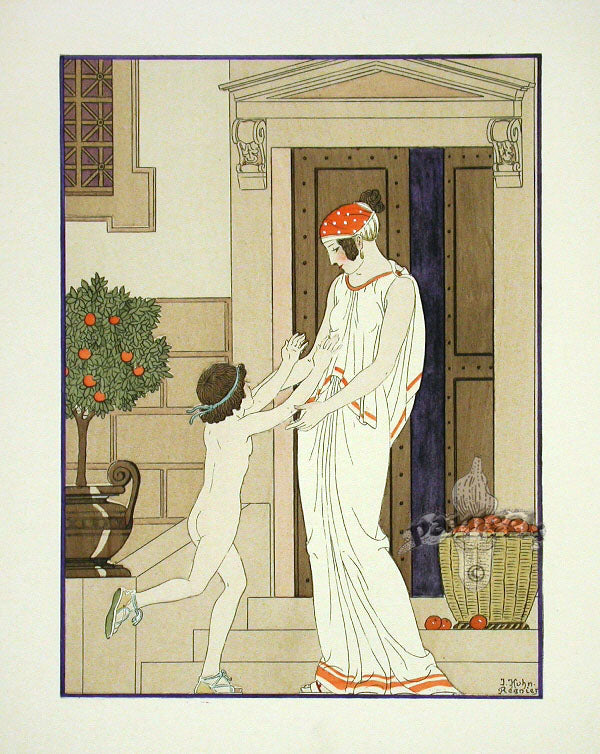 Hippocrates Art Deco Medical Prints 1932 Joys of Infancy