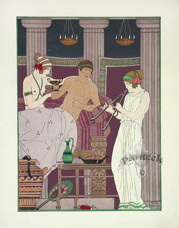 Hippocrates Art Deco Medical Prints 1932 Music Therapy