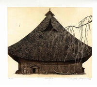 Hiroto Norikane Big Roof -4 - Panteek Antique Prints