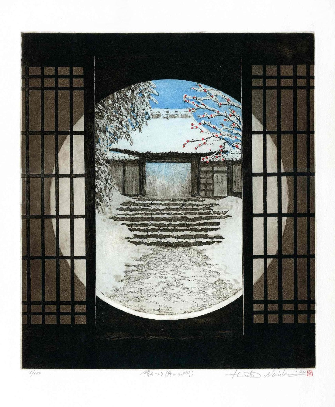 Hiroto Norikane Gate in Winter Shoji-23