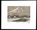Hiroto Norikane Mt. Fuji, Oshino in the Morning - Panteek Antique Prints