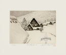 Hiroto Norikane Shirakawa Village in Winter - Panteek Antique Prints