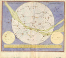John Flamsteed Celestial Atlas Original Astrological Prints 1776 Star Map 66 - Panteek Antique Prints