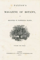 Joseph Paxton Antique Botanical Print 1834 Title Page V. 3 - Panteek Antique Prints
