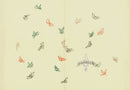 Kamisaka Sekka 1st Edition Black, Brown, Red, Green Small Butterflies - Panteek Antique Prints