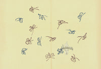 Kamisaka Sekka 1st Edition Brown, Blue Butterflies - Panteek Antique Prints
