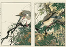 Keinen Imao Birds Roses, Nest Spring 2 prints - Panteek Antique Prints