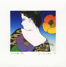 Kimiko Kojima Woman with Orange Poppy - Panteek Antique Prints