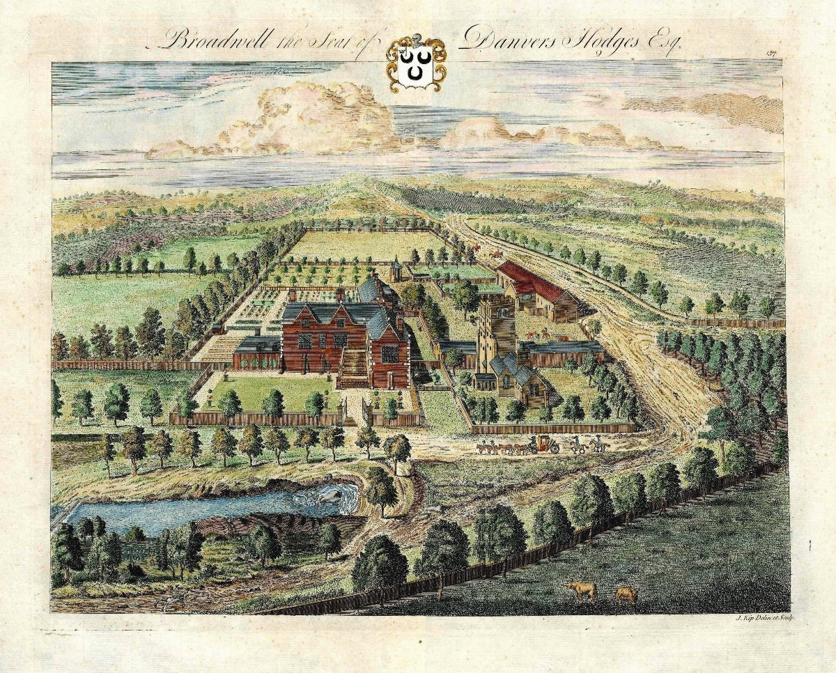 Kip State Gloucestershire Broadwell, Seat of Danvers Hodges Esq.