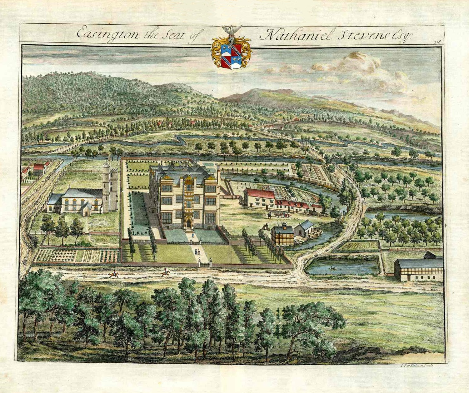 Kip State Gloucestershire Easington, Seat of Nathaniel Stevens Esq