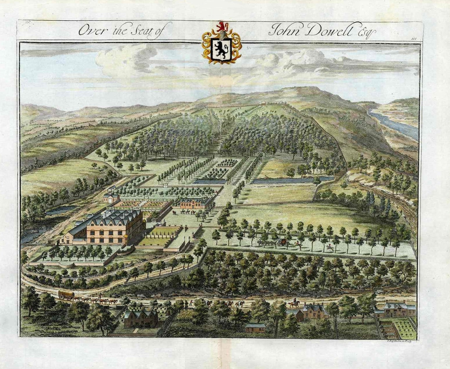 Kip State Gloucestershire Over, Seat of John Dowell Esq