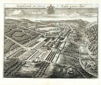 Kip State Gloucestershire Rendcomb, Seat of St John Guise Bart - Panteek Antique Prints