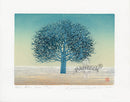 Kunio Kaneko Blue Blue Tree - Panteek Antique Prints