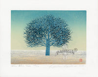 Kunio Kaneko Blue Blue Tree - Panteek Antique Prints