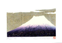 Kunio Kaneko Fuji 107 Whtie Purple with Sky - Panteek Antique Prints