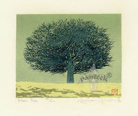 Kunio Kaneko Green Tree - Panteek Antique Prints