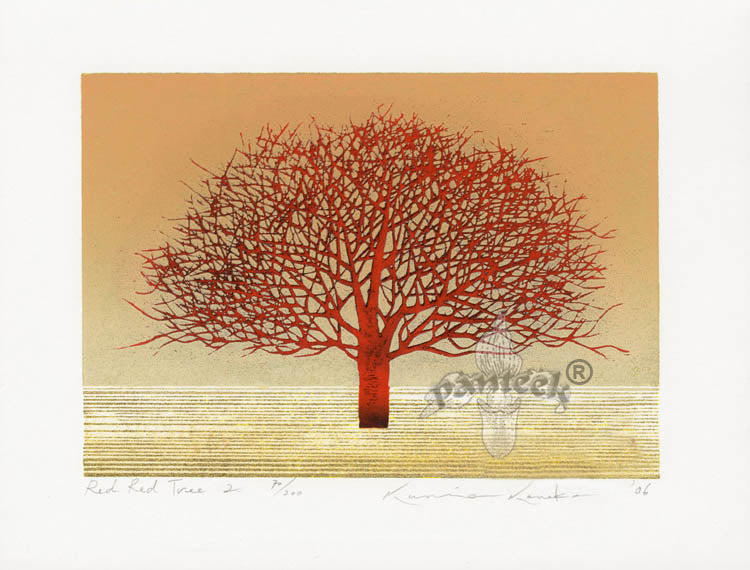 Kunio Kaneko Red Red Tree 2