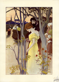 L'Estampe Moderne Orginal Lithographs Dusk by Ballurian - Panteek Antique Prints