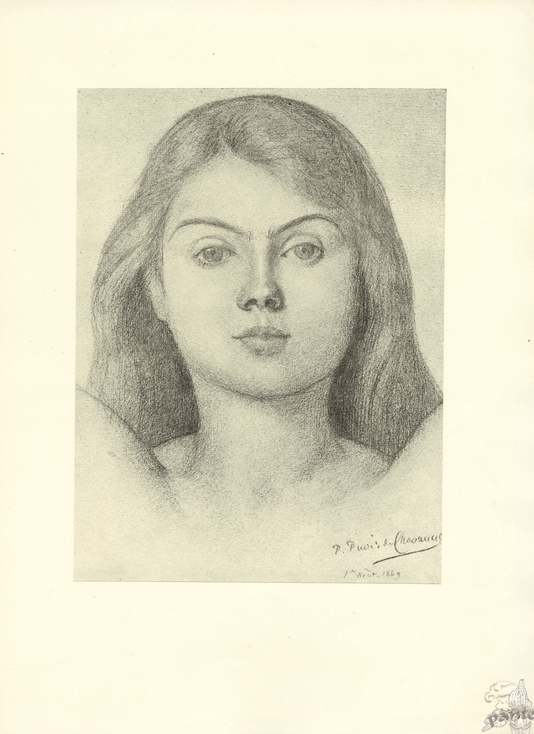 L'Estampe Moderne Orginal Lithographs Hope by de Chavannes