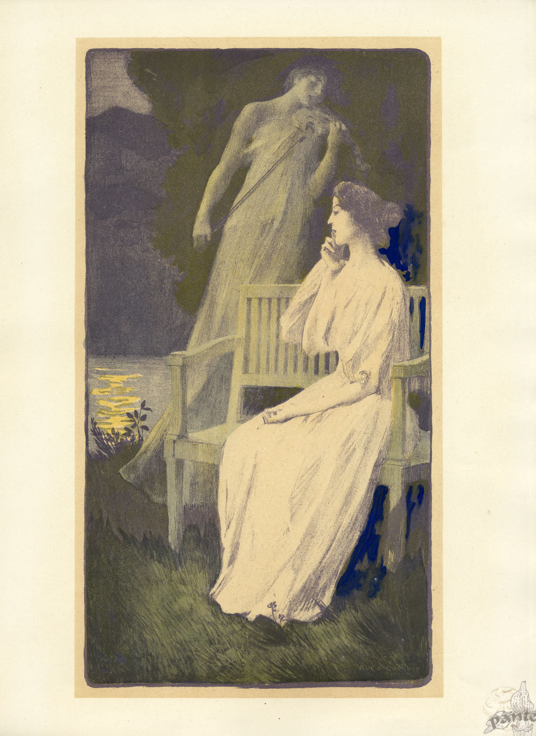 L'Estampe Moderne Orginal Lithographs Nocturne by Gorguet