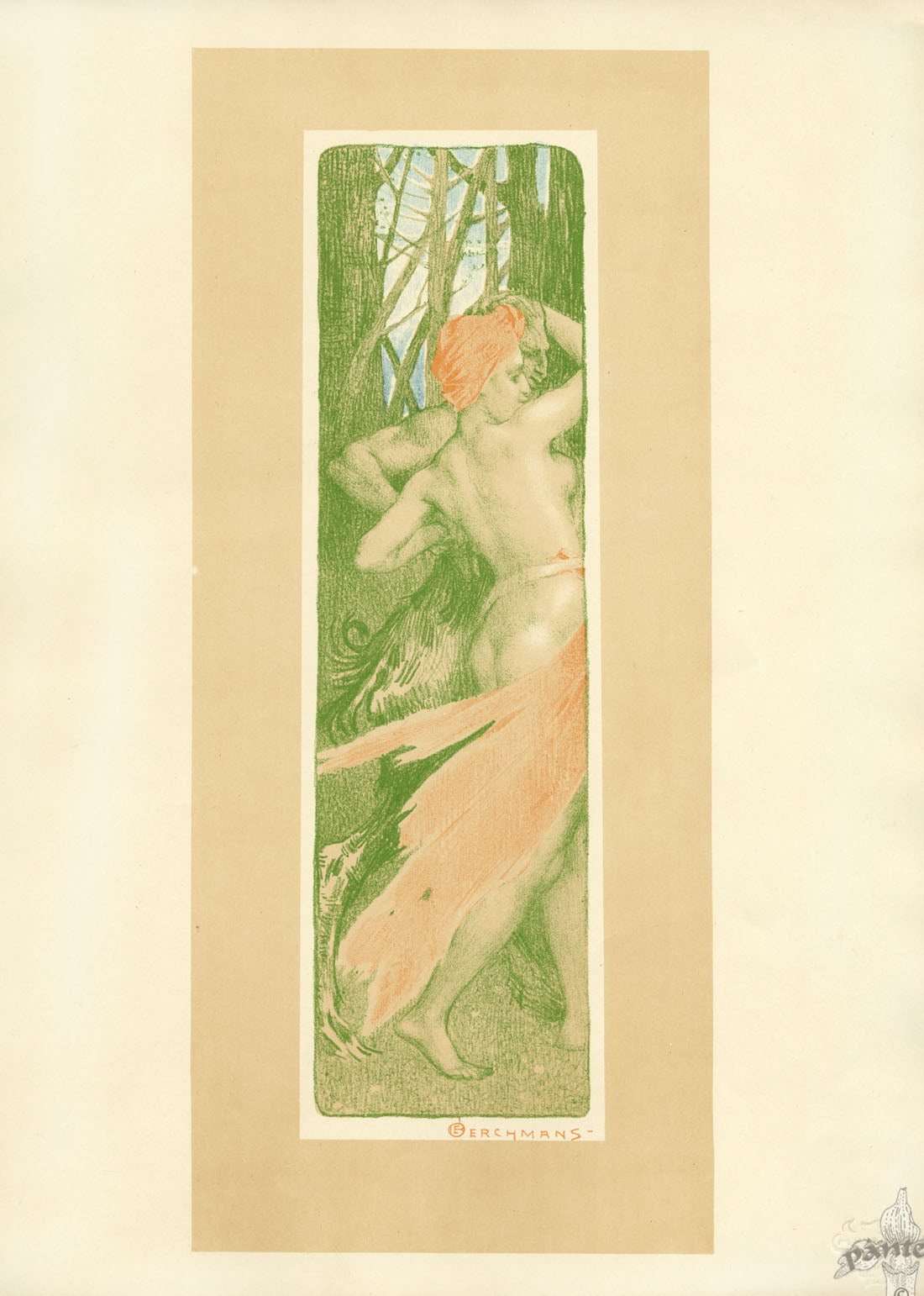 L'Estampe Moderne Orginal Lithographs Renewal by Berchmans