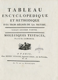 Lamarck Antique Title Page 2 1782 - Panteek Antique Prints