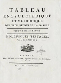 Lamarck Antique Title Page 3 1782 - Panteek Antique Prints