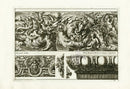 Le Pautre Architecture, Statues, Fountains, Acanthus Friezes - Panteek Antique Prints