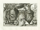 Le Pautre Architecture, Statues, Fountains, Acanthus Vases - Panteek Antique Prints