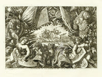 Le Pautre Architecture, Statues, Fountains, Armour & Cherubs - Panteek Antique Prints