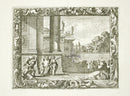 Le Pautre Architecture, Statues, Fountains, Columns, Balcony - Panteek Antique Prints
