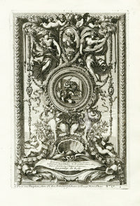 Le Pautre Architecture, Statues, Fountains, Cupids - Panteek Antique Prints