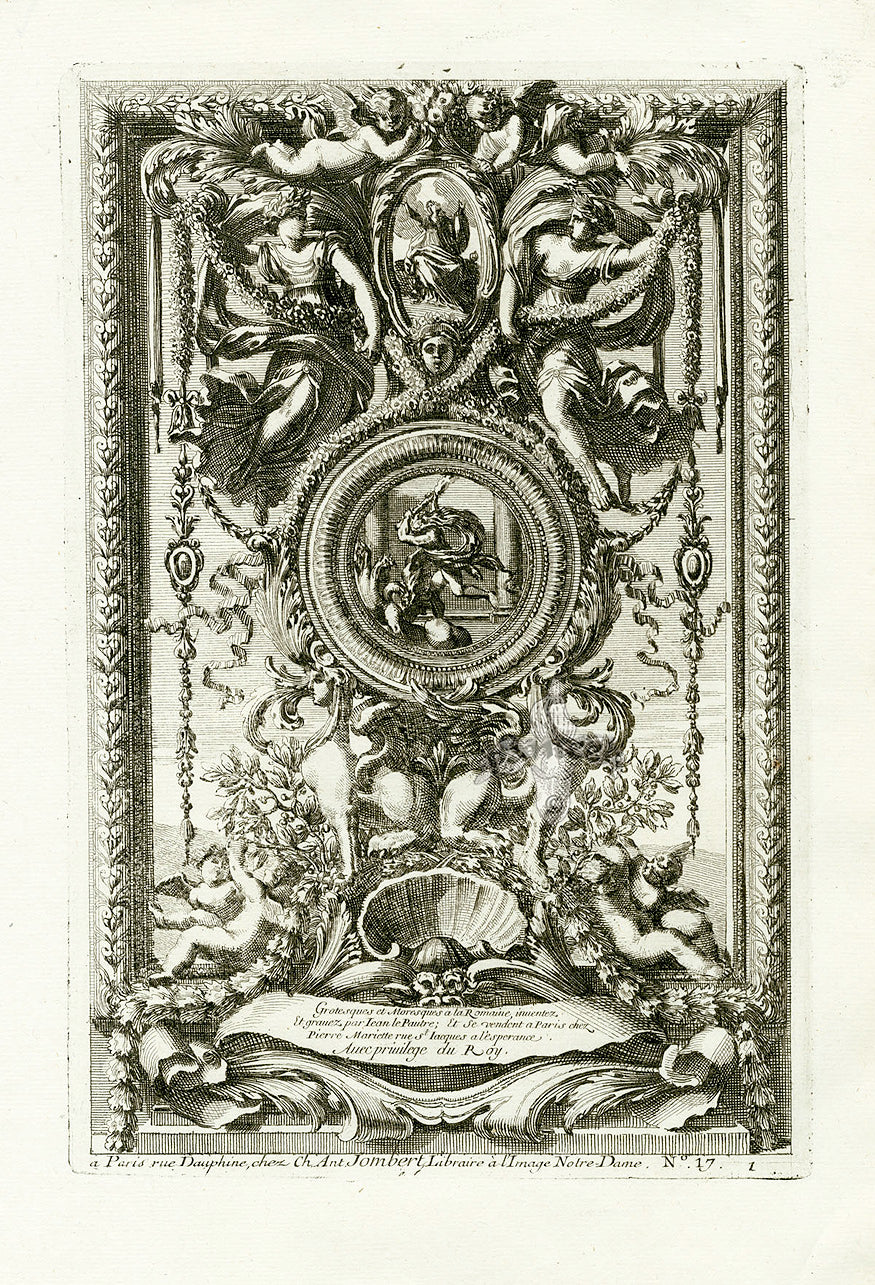 Le Pautre Architecture, Statues, Fountains, Cupids