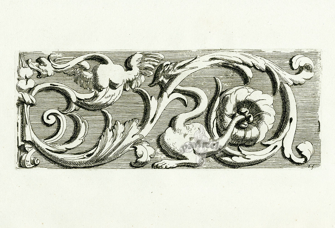 Le Pautre Architecture, Statues, Fountains, Decorative Frieze