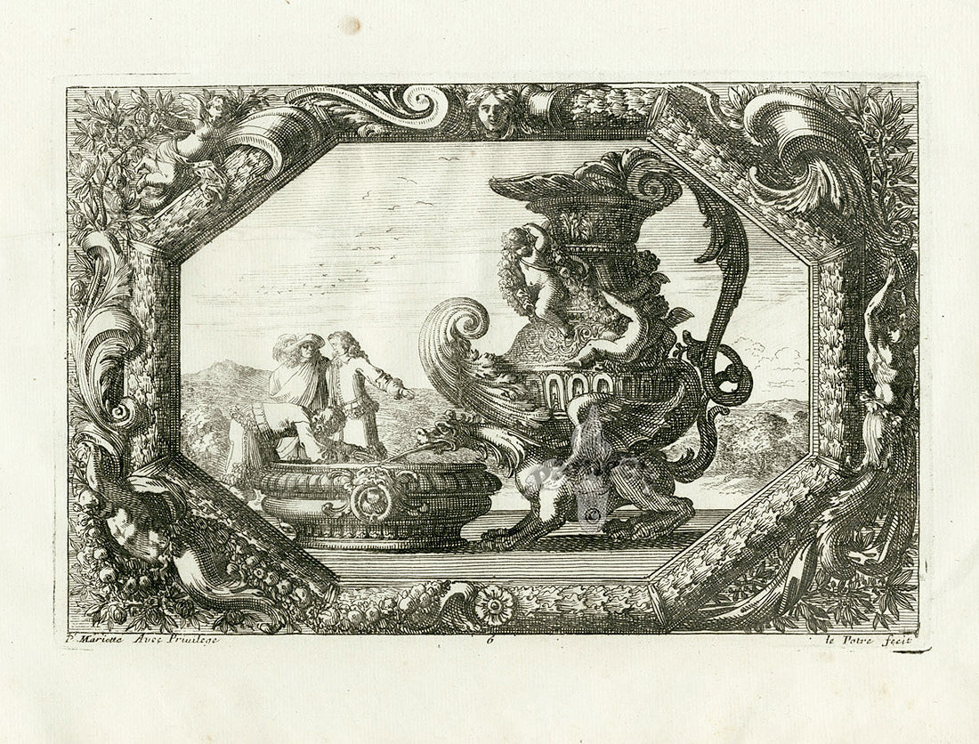 Le Pautre Architecture, Statues, Fountains, Dragon Fountain