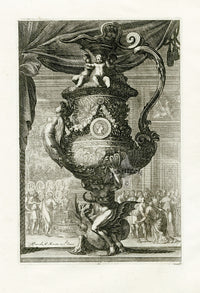 Le Pautre Architecture, Statues, Fountains, Dragon Vase - Panteek Antique Prints