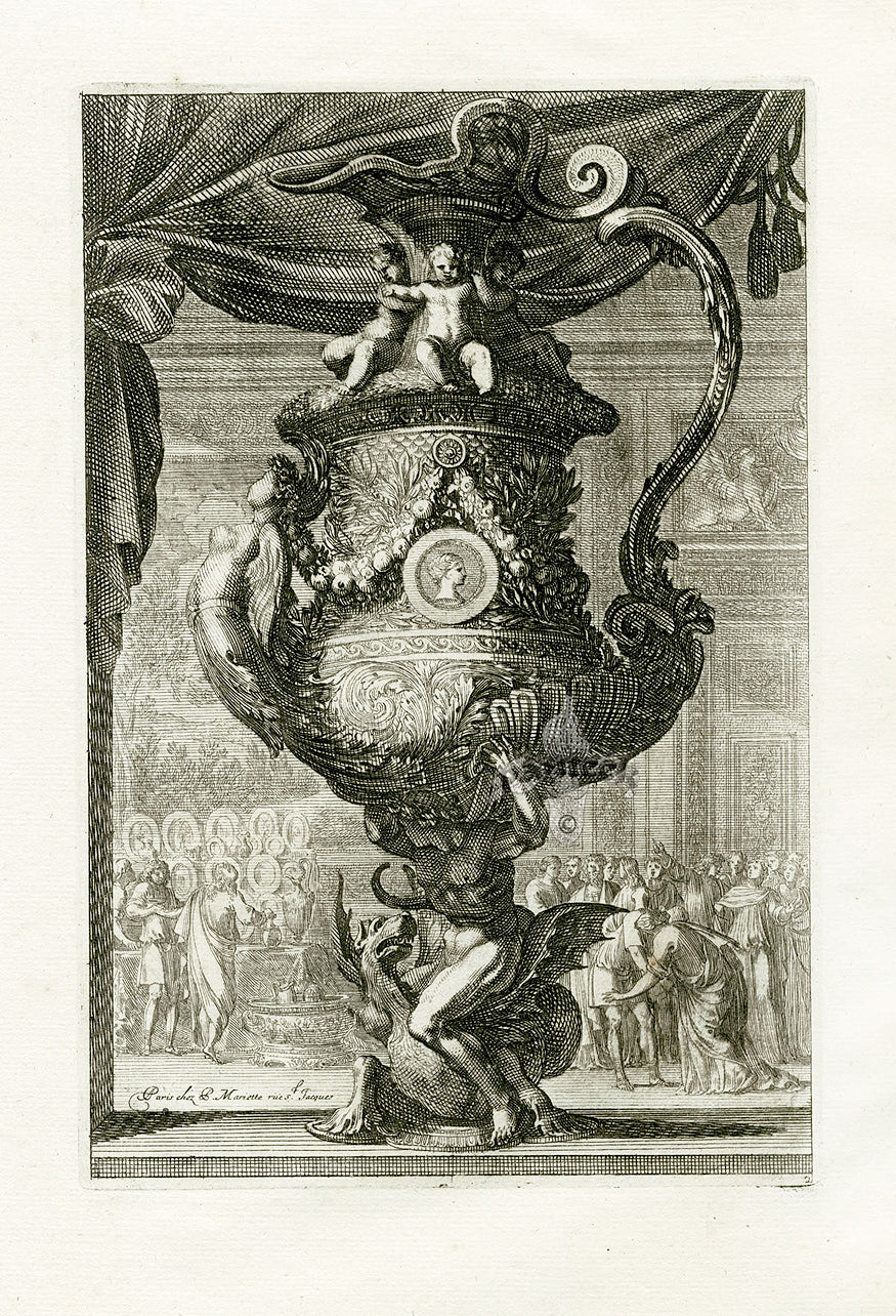 Le Pautre Architecture, Statues, Fountains, Dragon Vase