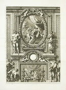 Le Pautre Architecture, Statues, Fountains, Grand Fireplace - Panteek Antique Prints