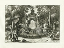 Le Pautre Architecture, Statues, Fountains, Hercules Fountain - Panteek Antique Prints