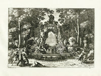 Le Pautre Architecture, Statues, Fountains, Hercules Fountain - Panteek Antique Prints