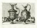 Le Pautre Architecture, Statues, Fountains, Jesus Scenes Vases - Panteek Antique Prints