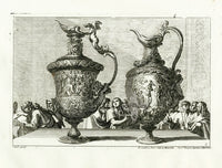 Le Pautre Architecture, Statues, Fountains, Jesus Scenes Vases - Panteek Antique Prints