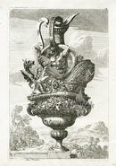 Le Pautre Architecture, Statues, Fountains, Man & Dragon - Panteek Antique Prints