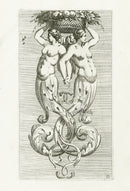 Le Pautre Architecture, Statues, Fountains, Mermaids - Panteek Antique Prints