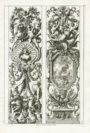 Le Pautre Architecture, Statues, Fountains, Nymphs Panels - Panteek Antique Prints